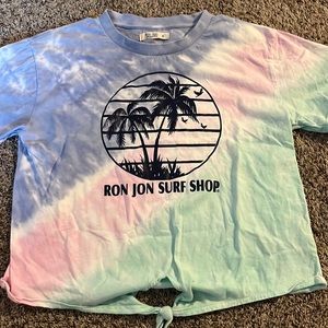 This was worn 1 time and is like an ombré color.